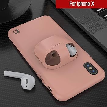 Amazon.com: PunkCase for iPhone X Airpods Case Holder (CenterPods